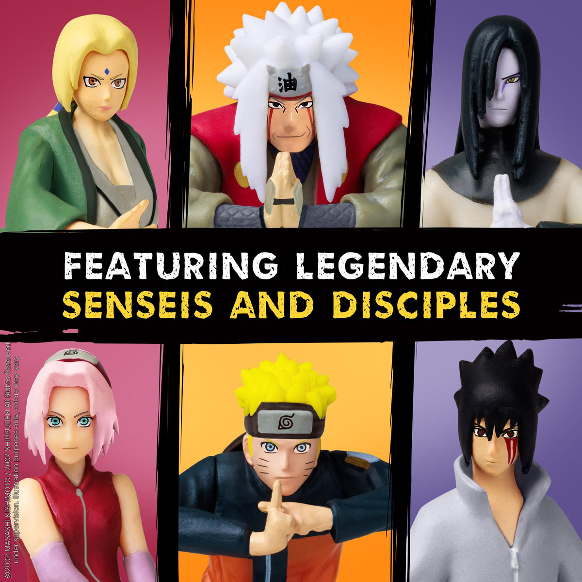 PMI Naruto Shippuden Kakashi Hatake figure with bold display pose