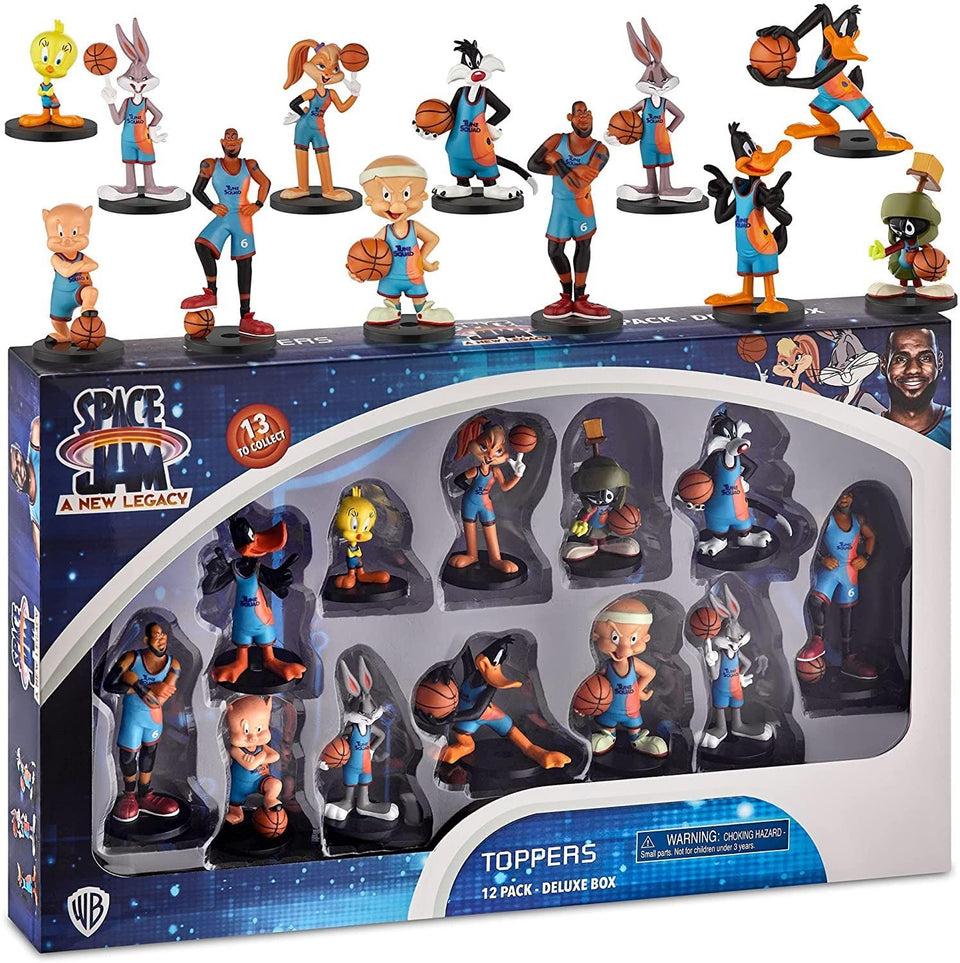 P.M.I Space Jam Bugs Bunny pencil topper in spin pose, ideal for desk fun and organization.