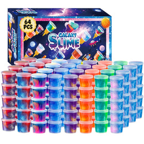 PNVAIENY galaxy slime pack: vibrant party favors and creative play.