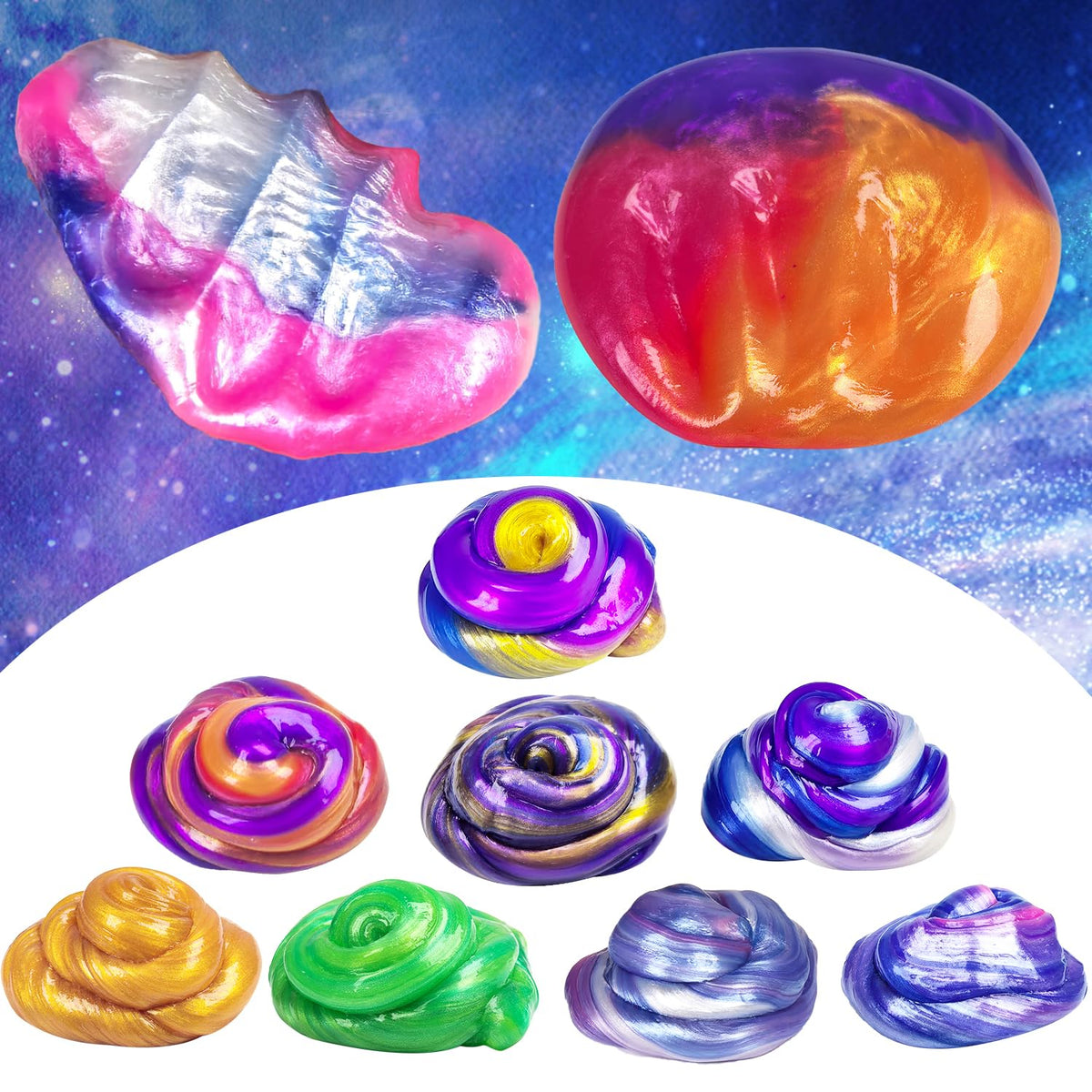 PNVAIENY metallic slime colors inspire imaginative color mixing.