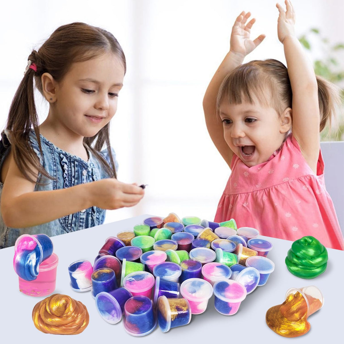 PNVAIENY mini containers with swirl patterns for tactile fun.