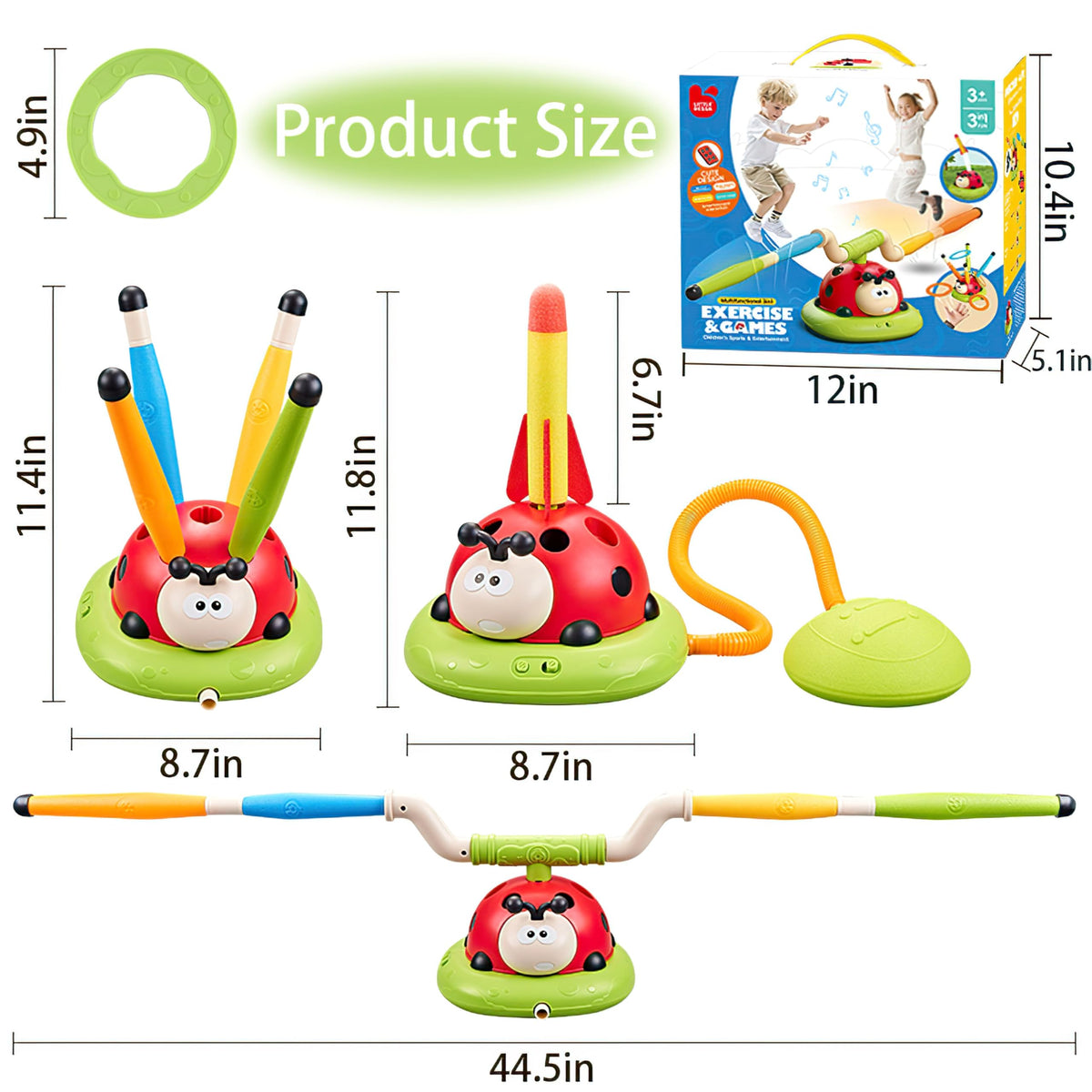 Pobaiyi gift-ready toy promotes active play and family fun.