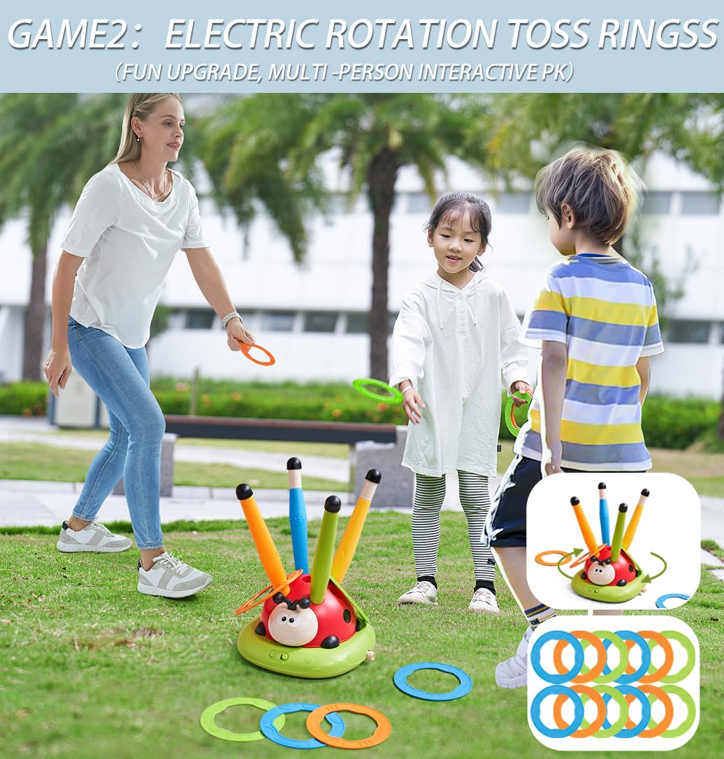 Pobaiyi rocket launcher mode lets kids stomp to launch soft foam rockets.