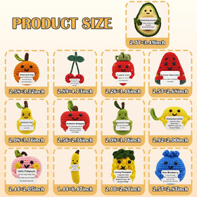 PoccroToys 13Pcs avocado plush provides comforting encouragement for tough days.