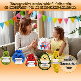 PoccroToys 13Pcs cherry plush makes a sweet desk companion.
