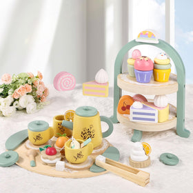 Podeddju dessert rack highlights display during pretend desserts.