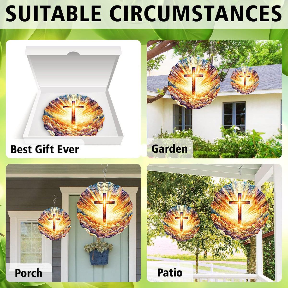 PODMemory Cross Wind Spinner weatherproof design withstands wind and rain.