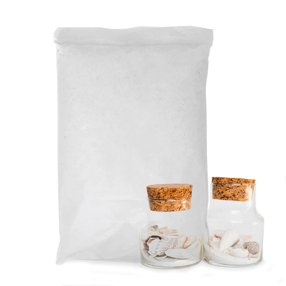 Podzly white sand 5lb bag for versatile decorative crafts