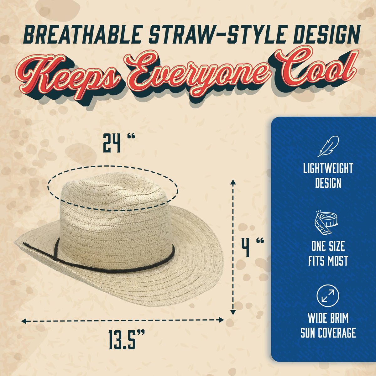 Podzly wide-brim hat provides shade during outdoor activities and concerts.