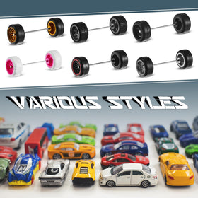 Poen seven-claw wheels add authentic detailing to 1/64 scale models.