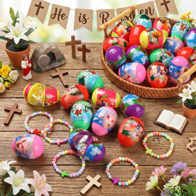 Poen candy bracelets inside provide colorful, joyful Easter surprise.