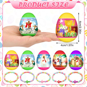 Poen multicolor Easter eggs enhance hunts and home décor.