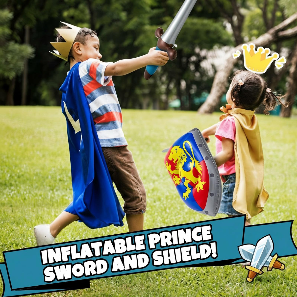 Poen inflatable sword inflated to 60 cm for role play