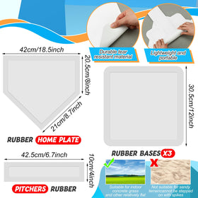 Poen kickball set flip scoreboard for quick scorekeeping