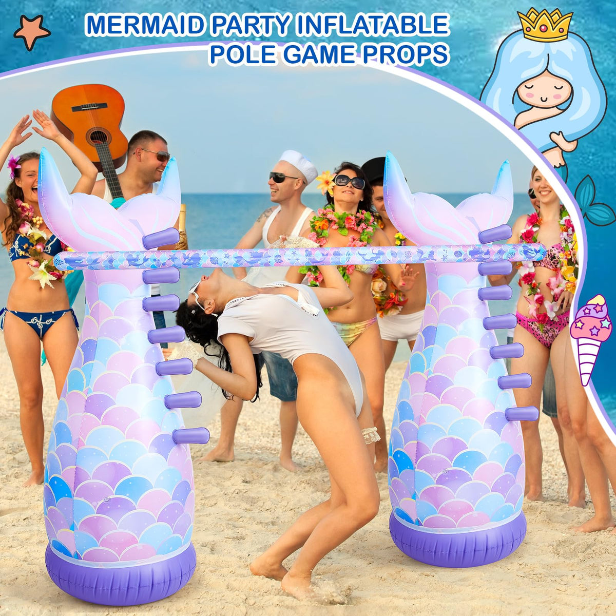 Poen Mermaid Limbo base stability ensures steady play during games