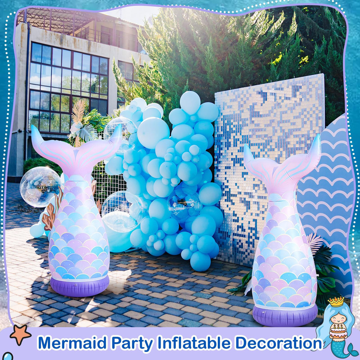 Poen Mermaid Limbo beach and pool setup for lively outdoor fun