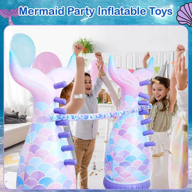 Poen Mermaid Limbo family playtime ready for memorable photos