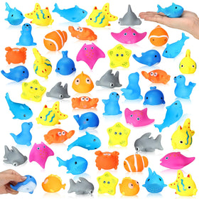 Poen rubber clownfish bath toy for color bath time fun and safe play