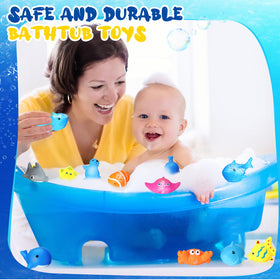 Poen rubber crab bath toy for sea-themed decor and safe bath fun