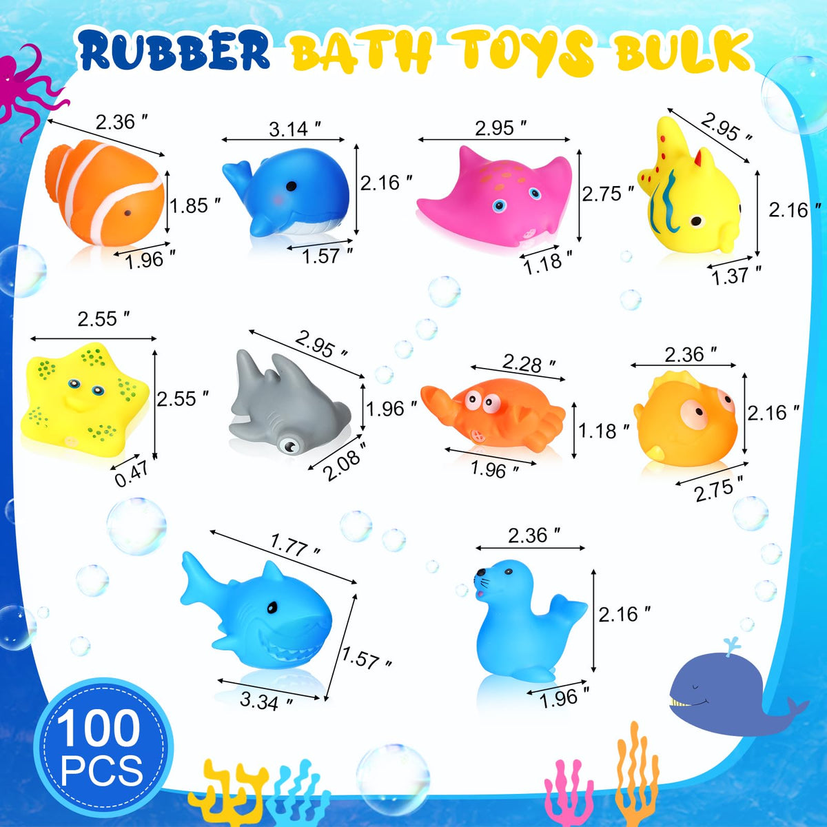 Poen rubber seal bath toy for calming bath time and sensory exploration