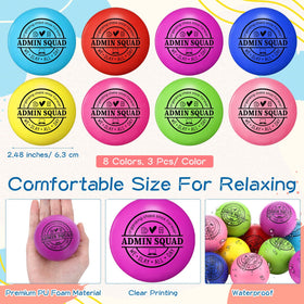 Poen secretary stress ball with funny quote eases busy day tension