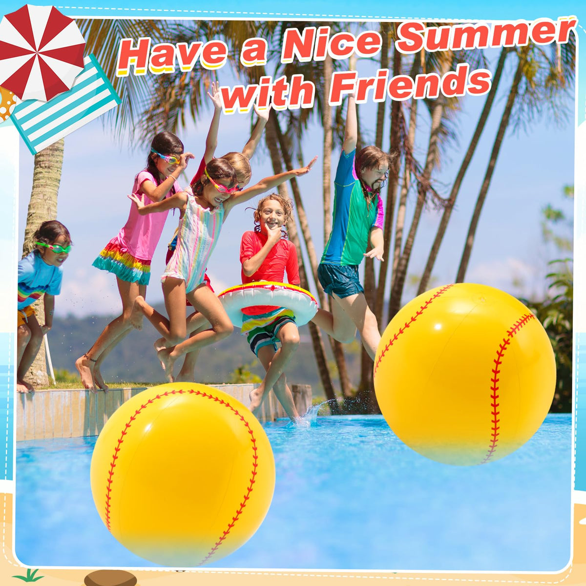 Poen summer toy for pool, sand, and poolside play