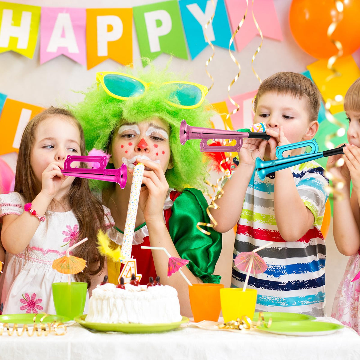 Ideal as classroom props or festive party decorations that sound fun.