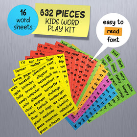 Poetry Tiles magnets provide durable reading practice on metal surfaces.