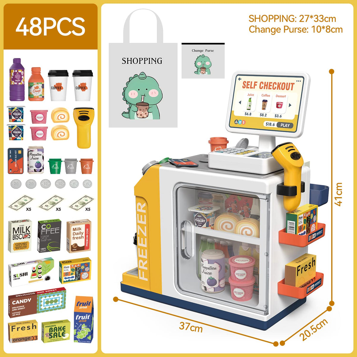 POFJOEQ toy credit cards for authentic card based checkout experiences