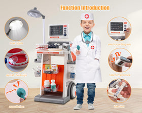 POFJOEQ STEM Doctor playset dental tools encourage caring actions and fine motor use