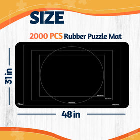 Pohxev mat holds up to 2000 pieces for large puzzles