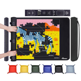 Pohxev Puzzle Mat Roll Up surface for crease-free puzzling