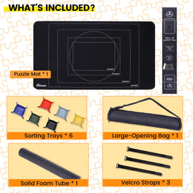 Pohxev puzzle mat travel bag ready for transport