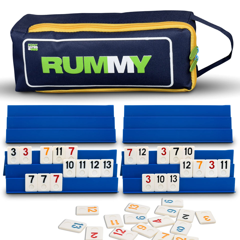 Point Games Classic Rummy tiles for engaging gameplay and easy readability.