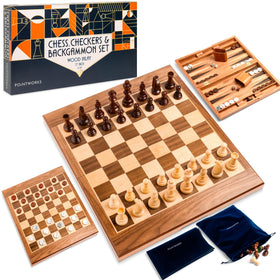 Pointworks wooden set for family game nights and gatherings