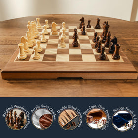 Pointworks maple walnut inlay adds elegance and durability