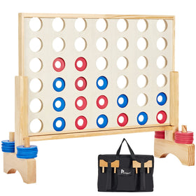 Pointyard Giant 4-in-a-Row board ready for indoor and outdoor play.