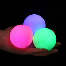 POITOI light-up juggling ball front view, durable and soft for confident grip.
