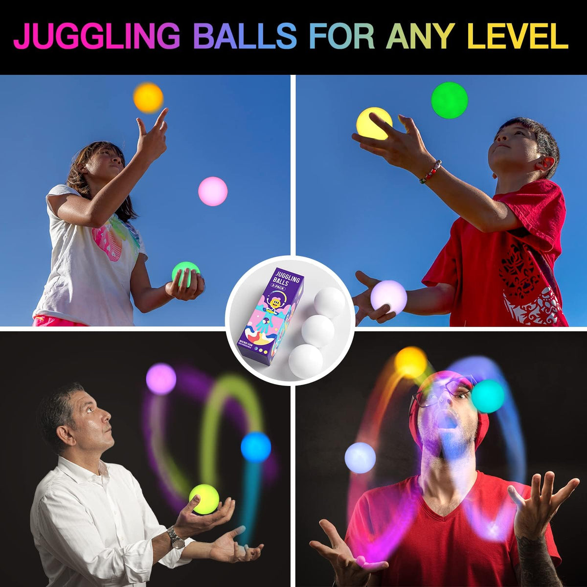 POITOI compact set for on-the-go juggling practice.