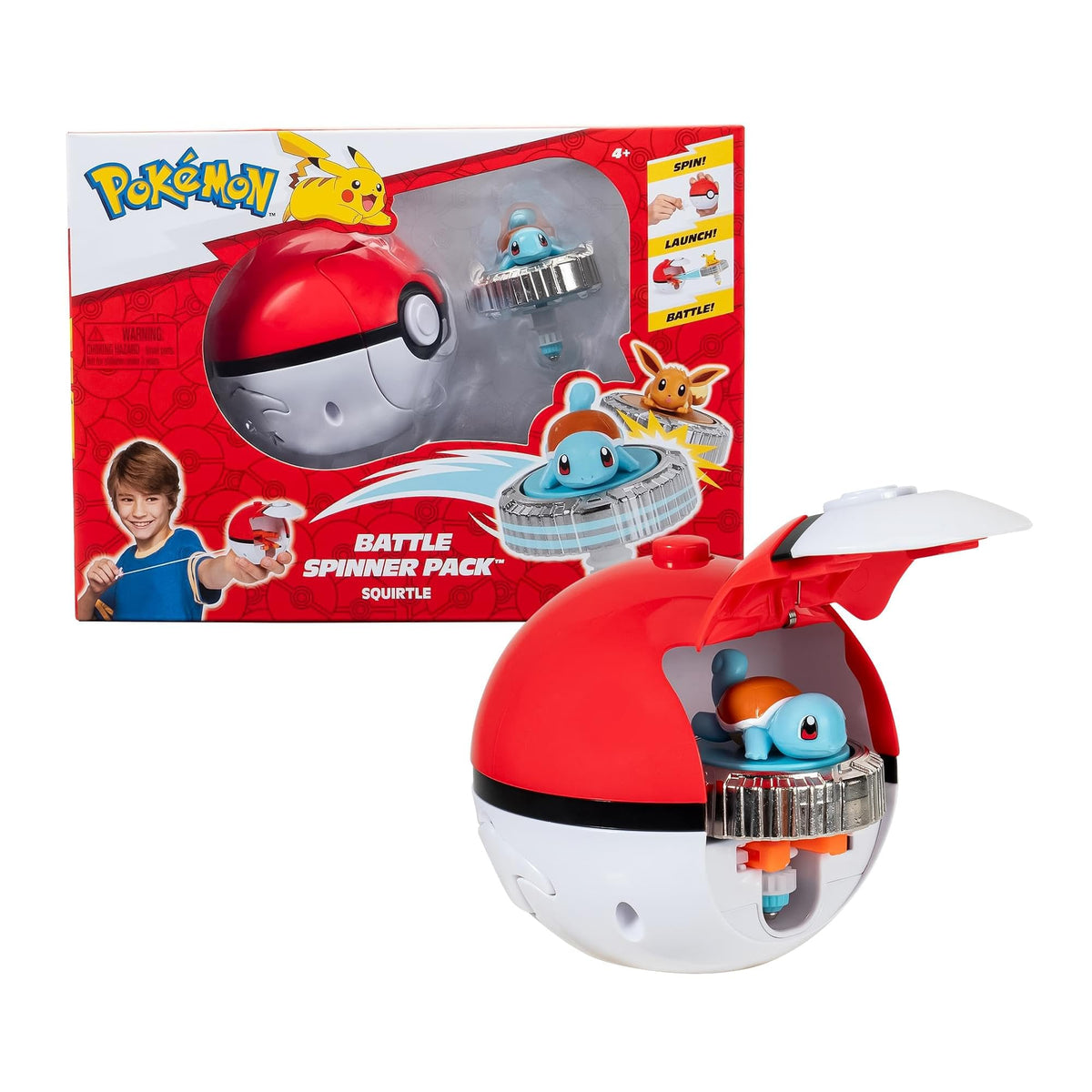 Poke Ball Launcher ready to launch for quick, exciting battles
