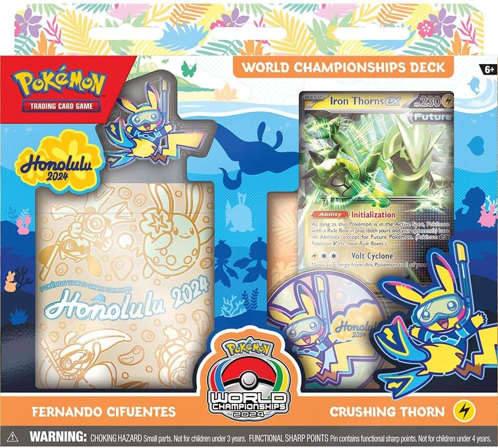 Pokemon 2024 World Championships foil cards included.