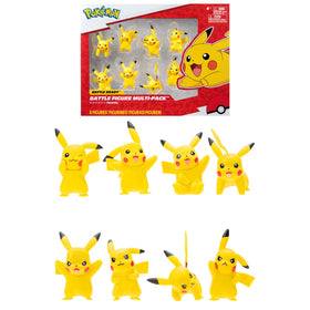 Pokémon Bandai Pikachu figure in dynamic battle pose for imaginative play