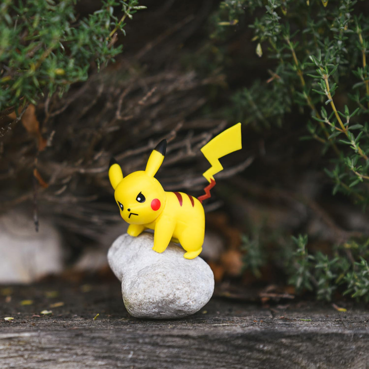 Pokémon Bandai Pikachu figure in action pose for adventures