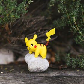 Pokémon Bandai Pikachu figure in action pose for adventures
