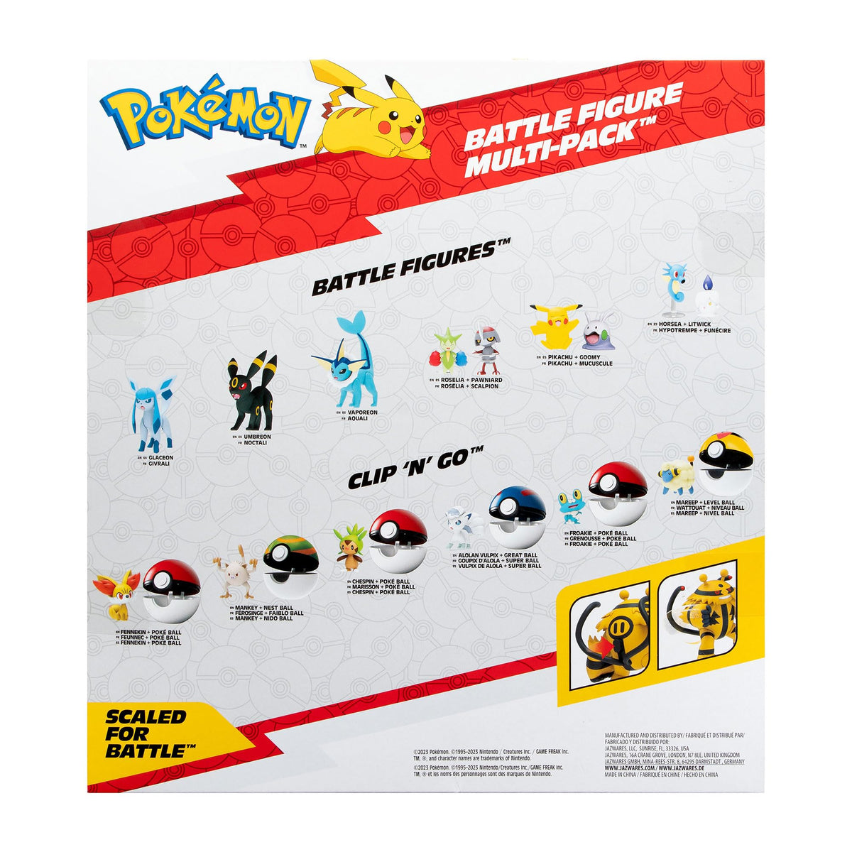 Pokémon Battle Figure 10 Pack Electivire 4-5-inch for dynamic hero moments.