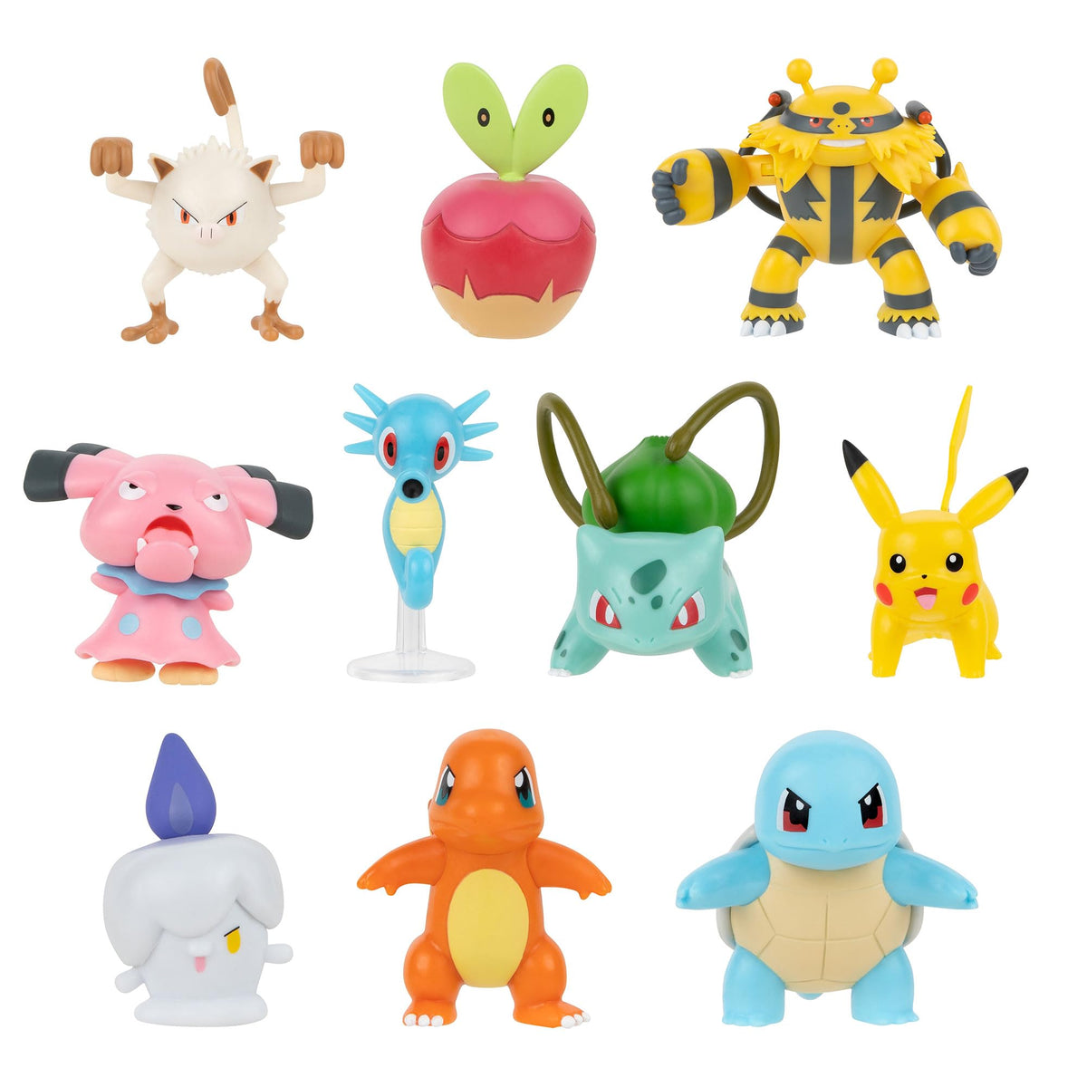 Pokémon Battle Figure 10 Pack Pikachu 2-inch for imaginative battles.