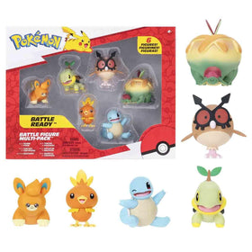 Pokemon Battle Figure 6 Pack Pawmi 2-inch figure for action display and play