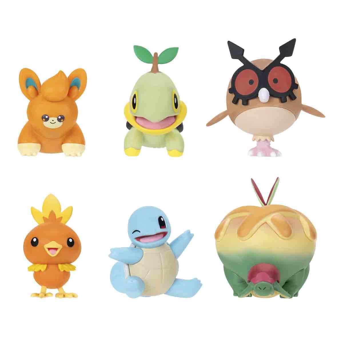 Pokemon Battle Figure 6 Pack Squirtle 2-inch figure for quick battles
