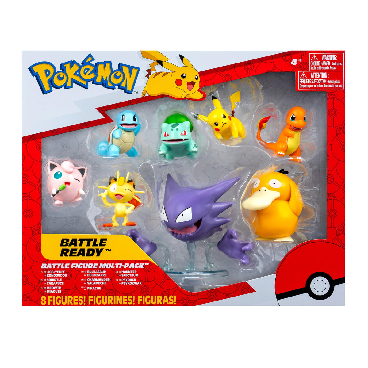 Pokémon Battle Figure 8 Pack 2-inch figures in action