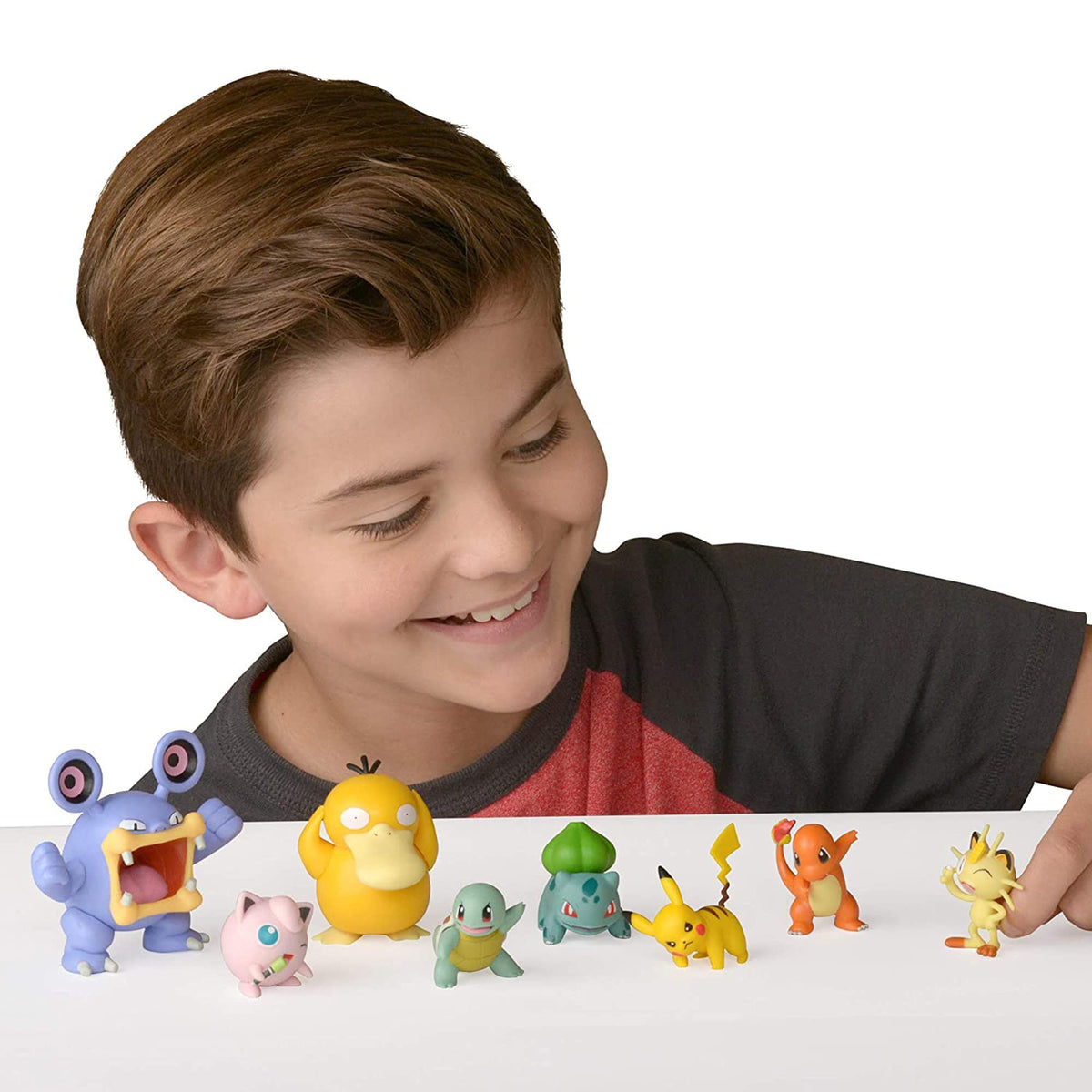 Pokémon Battle Figure 8 Pack six 2-inch figures in dynamic battle pose